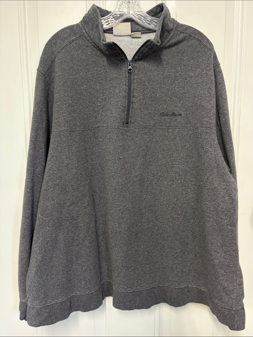 Field & Stream Heather Gray 2XL Zip Pullover